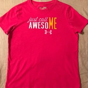 Girls Under Armour heat gear top